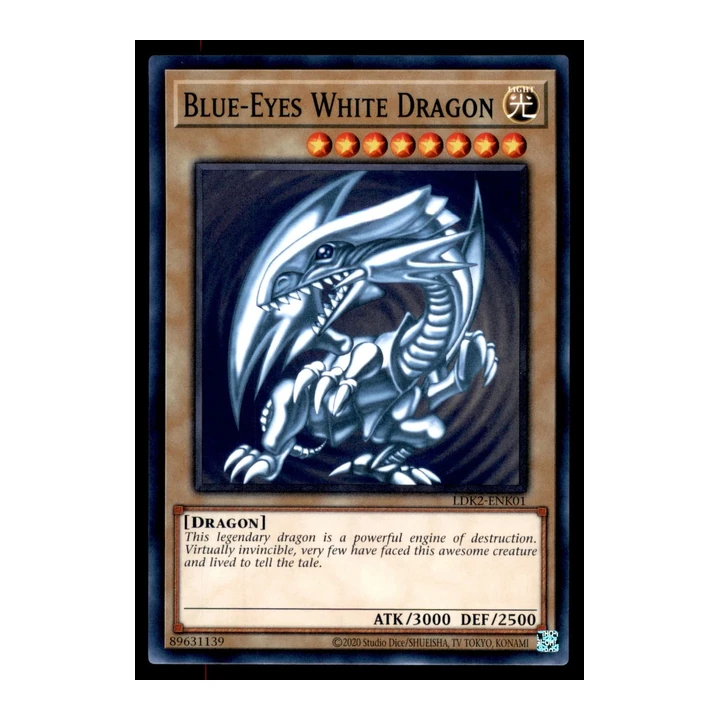 Карта Yu-Gi-Oh! Blue-Eyes White Dragon