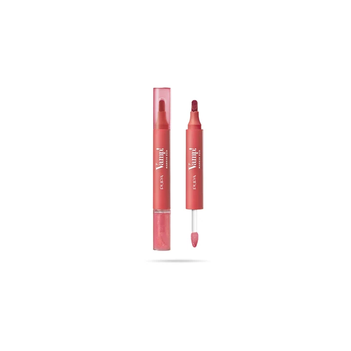 Маркер і блиск для губ PUPA Milano Vamp! Marker Duo 020147A004