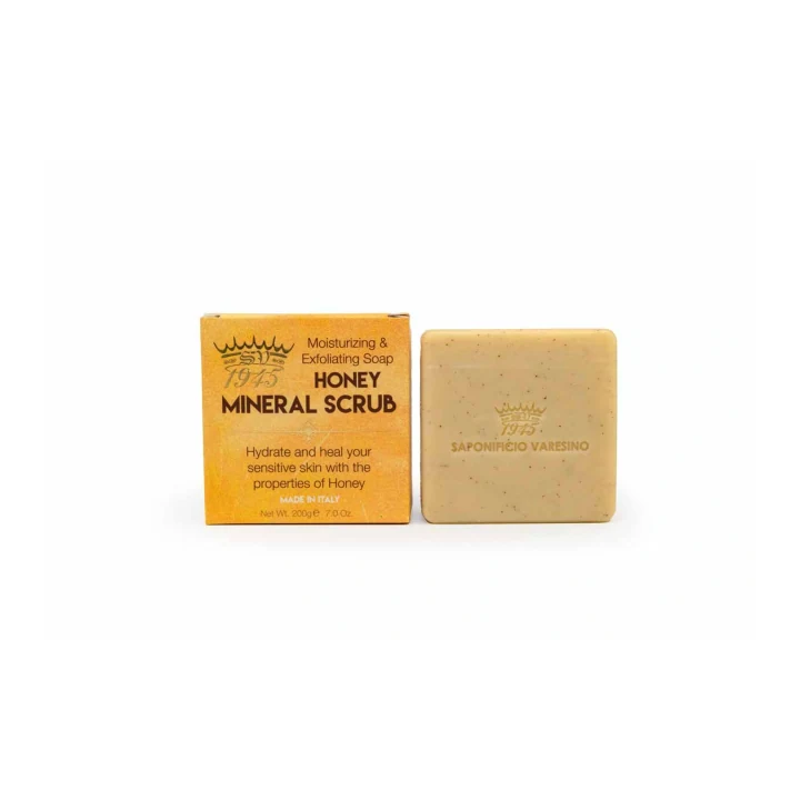 Saponificio Varesino Мыло-скраб Mineral Scrub Honey 200 г S1642