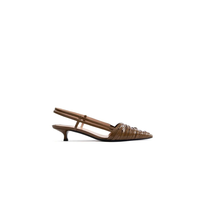 Лакированные туфли слингбэки Sebastian Milano Perla — SE1390.ROCKYLEATH.OG011.36