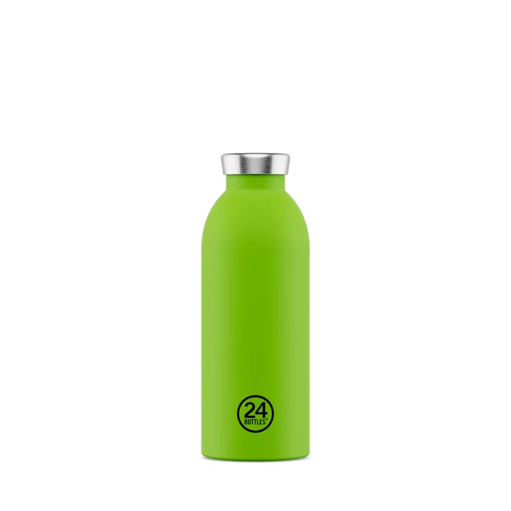Термопляшка 24Bottles Clima Bottle Lime Green Satin, 500 мл
