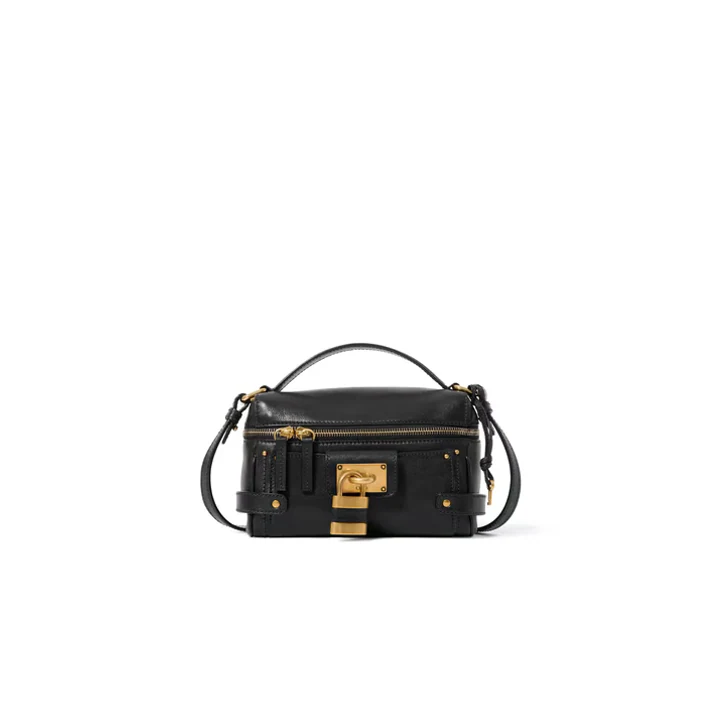 Кожаная сумка Chloé Paddington Vanity — Black