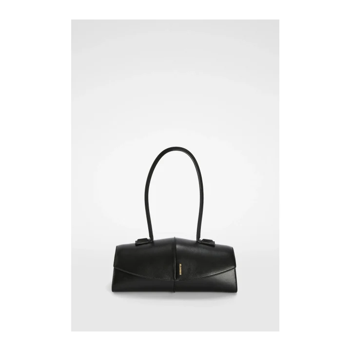 Кожаная сумка Jil Sander Linea Shoulder — Black