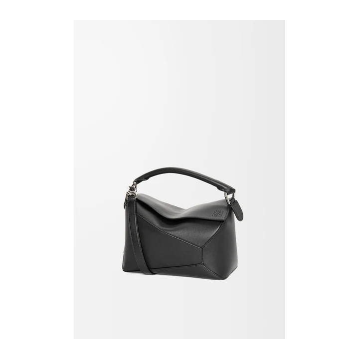 Сумка Loewe Small Puzzle Edge из телячьей кожи — Black