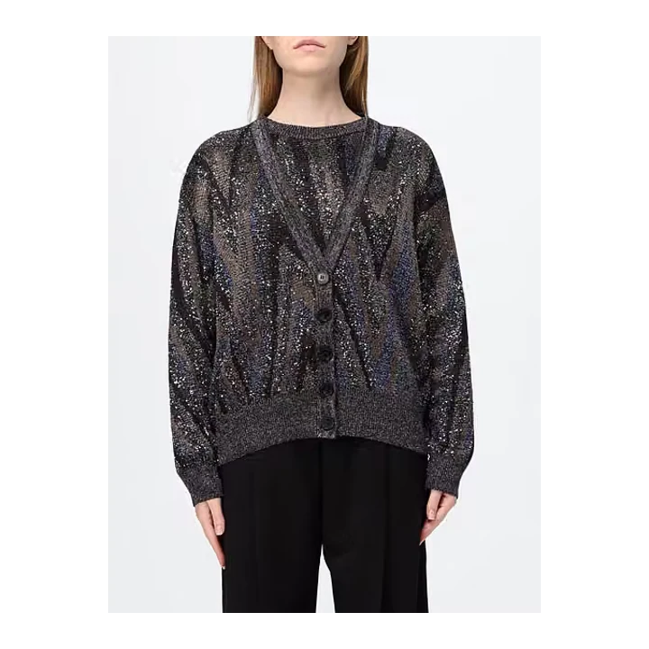 Кардиган Missoni Zig-Zag Lurex із V-подібним вирізом