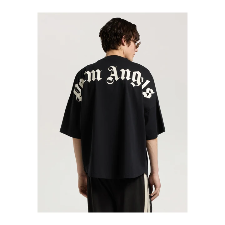 Футболка Palm Angels Classic Logo Oversized — Black / Off White