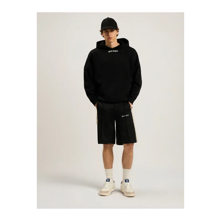 Худи Palm Angels Classic Logo Oversized — Black / Off White