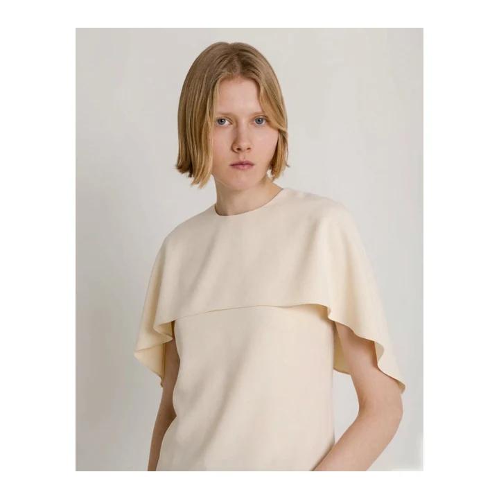 Блуза Alberta Ferretti Capelet из стрейч-кэди