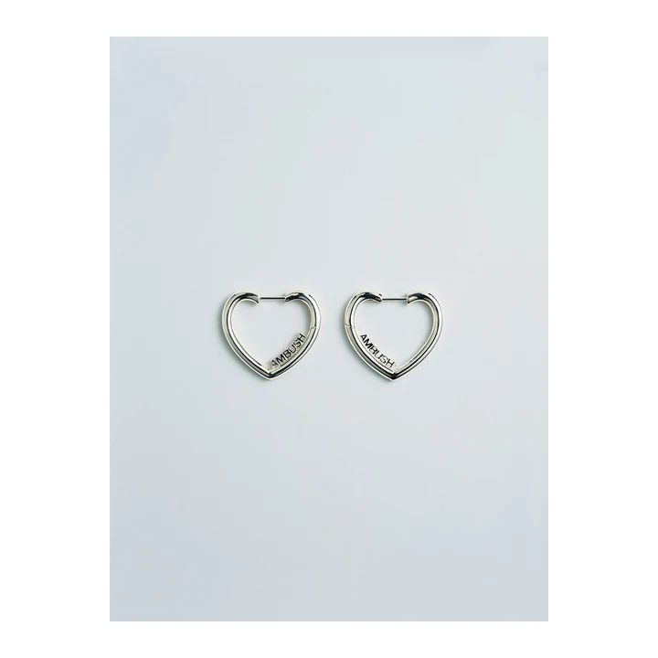 Сережки AMBUSH Mini Heart Hoop