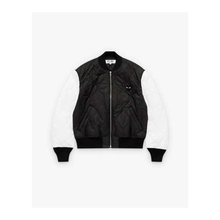 Куртка Comme des Garçons PLAY Black Heart Varsity — Black