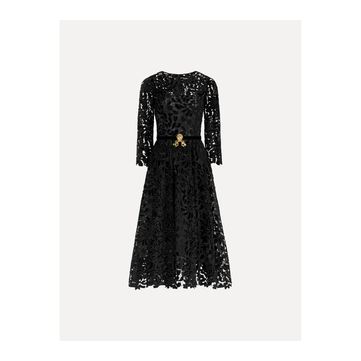 Коктейльное платье Oscar de la Renta Chrysanthemum Guipure