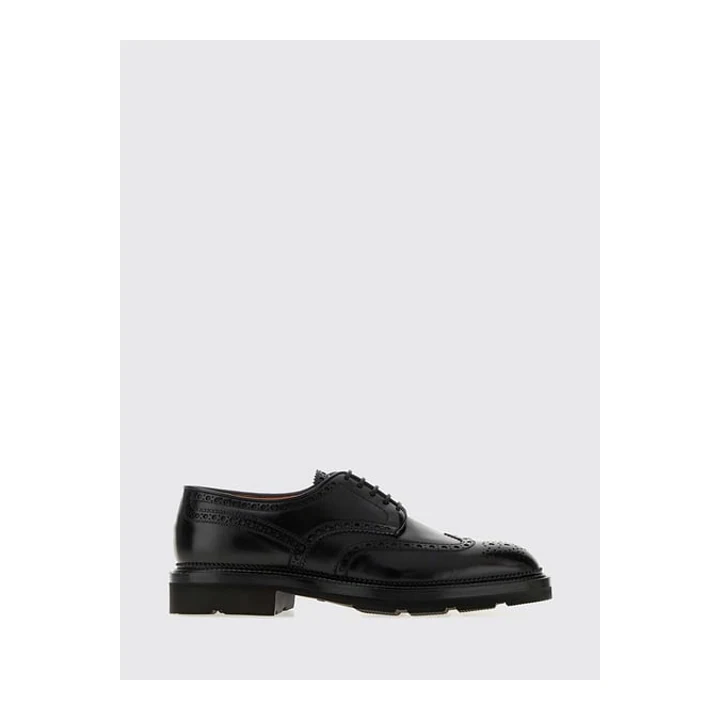 Шкіряні дербі з брогуванням Santoni MCCO15761JL4GNTG