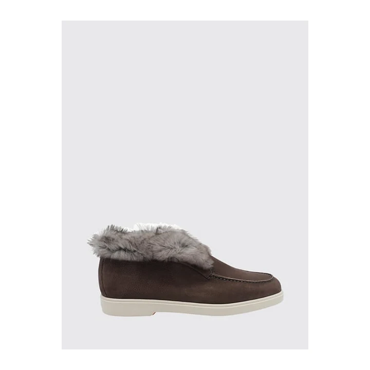 Замшеві черевики з підкладкою з овчини Santoni WUYA59712TISANNTV