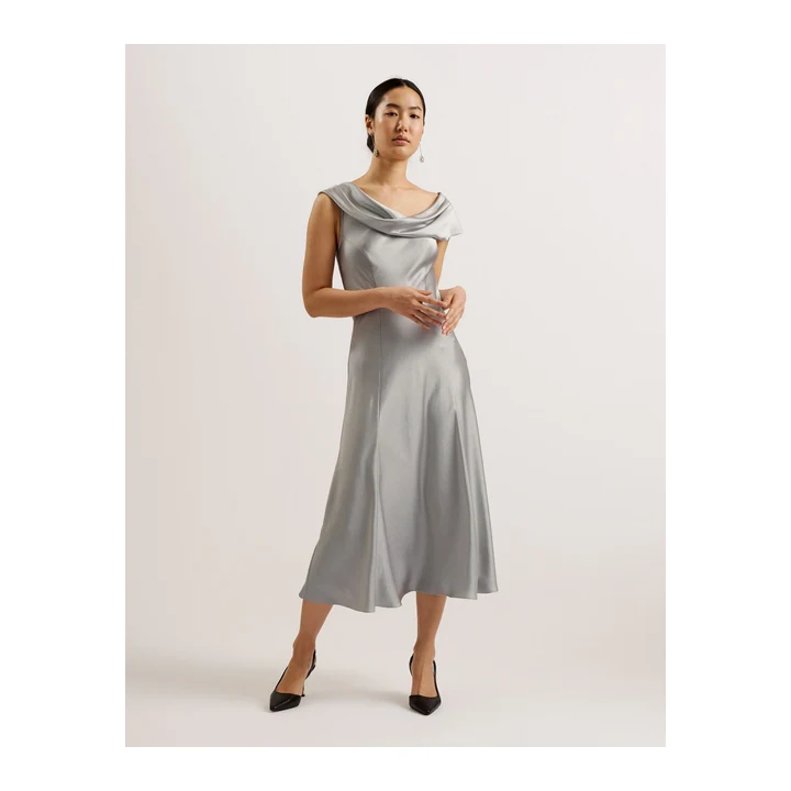 Платье миди Ted Baker Sirinna — Light Grey