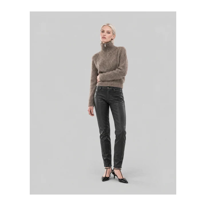 Джинсы скинни The Kooples с покрытием — Black