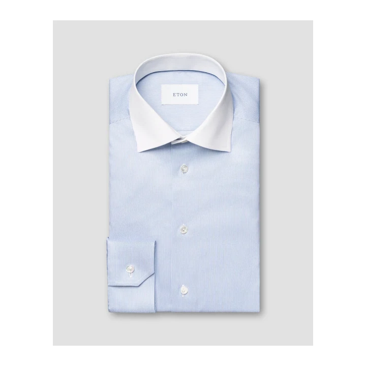 Сорочка Eton White Collar Signature Twill