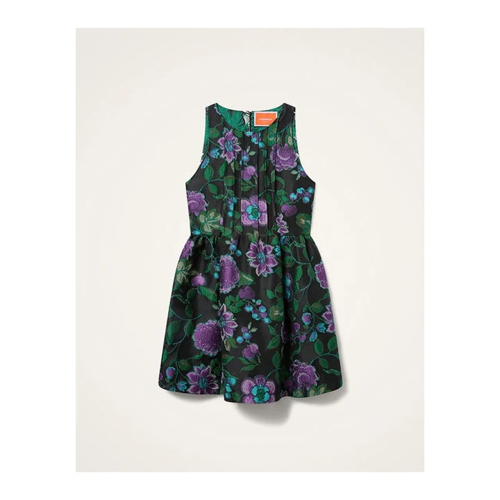 Мини-платье La DoubleJ Mini Pirhouette Botanical Black
