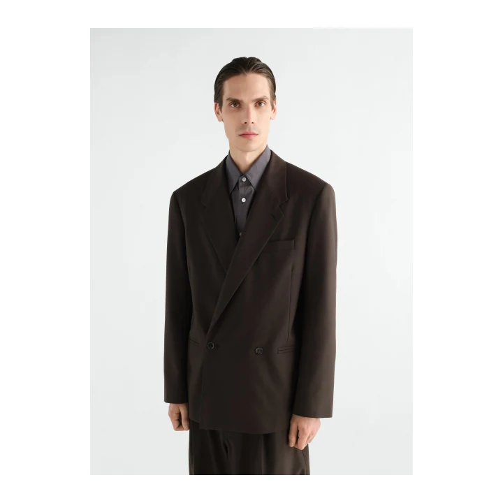 Двубортный жакет LEMAIRE Tropical Wool Blend