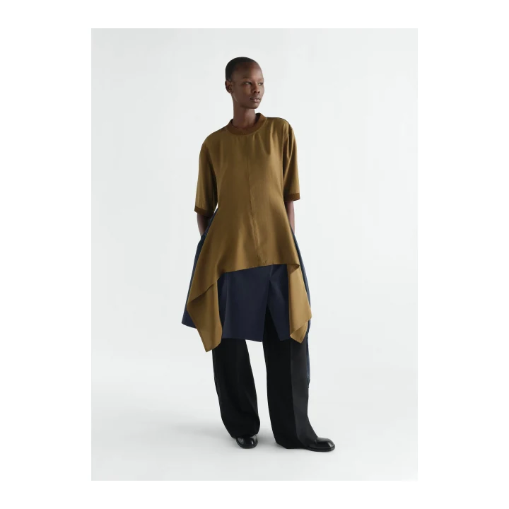 Топ LEMAIRE Knotted Top in Silk Pongee