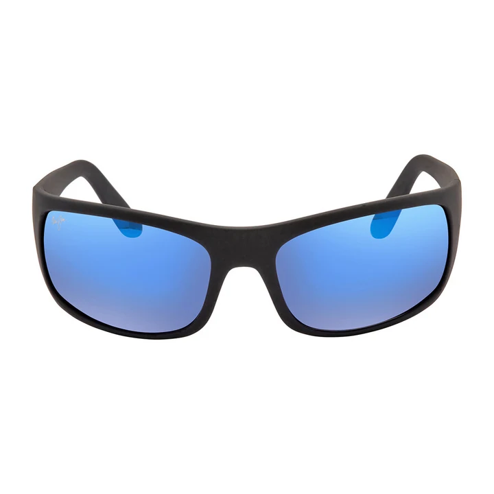Солнцезащитные очки Maui Jim Peahi Blue Hawaii Wrap Unisex Sunglasses B202-2M 65
