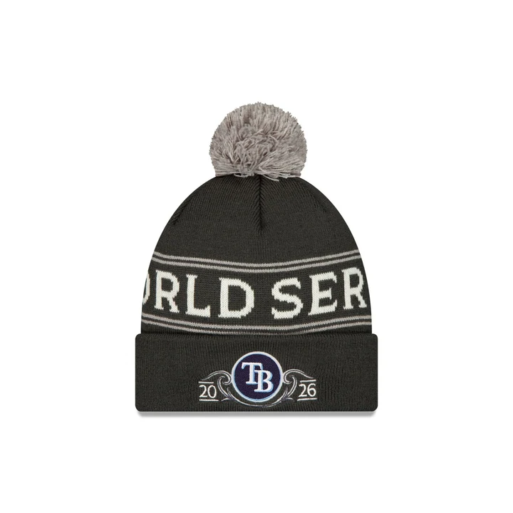 В’язана шапка New Era Tampa Bay Rays 2026 League Championship Series Locker Room Pom Knit Hat