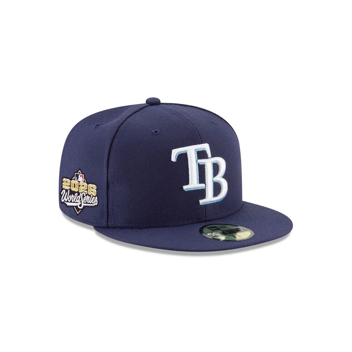 Кепка New Era Tampa Bay Rays 2026 World Series Side Patch 59FIFTY Fitted Hat