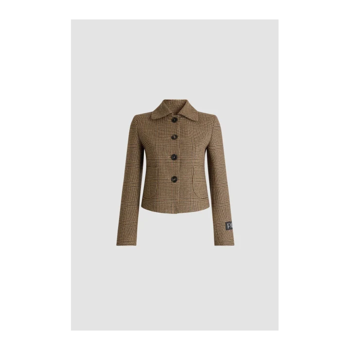 Укороченный жакет Patou Cropped Buttoned Jacket