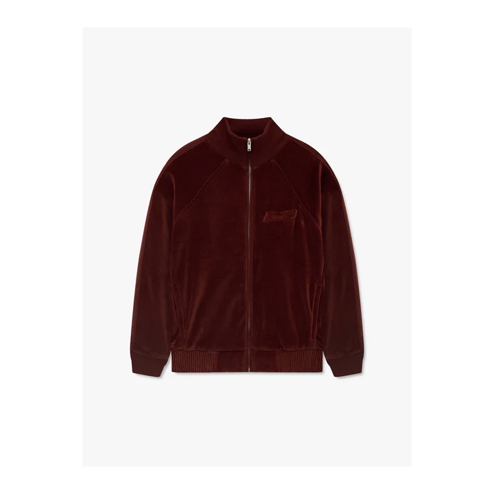 Велюровая спортивная куртка Rhude MADERA VELOUR TRACK JACKET