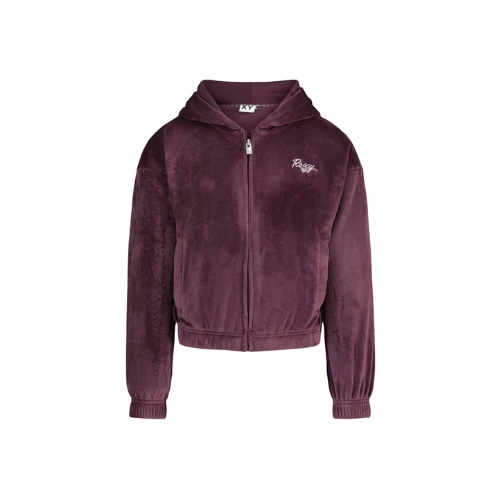 Девочковое велюровое худи на молнии Roxy Girls’ Velour Zip Hoodie