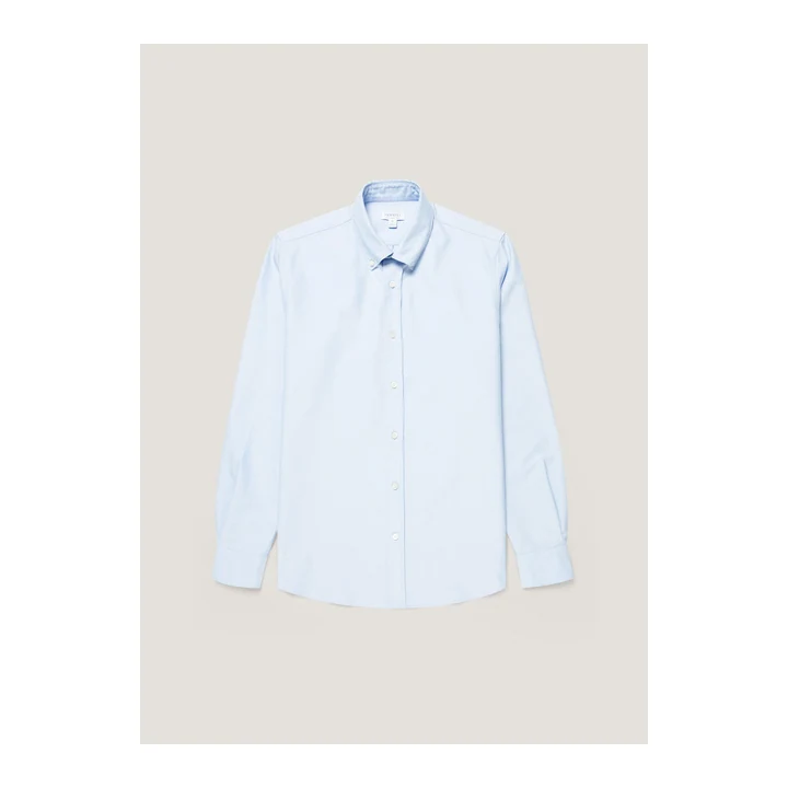 Мужская светло-голубая рубашка Button Down Oxford