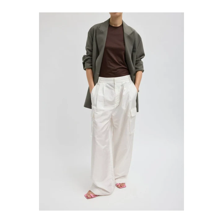 Брюки карго Tibi Stella Crispy Nylon Pleated