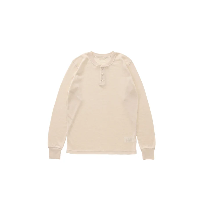 Лонгслив Henley Visvim THERMAL HENLEY L/S (SUPERFINE)(1　IVORY)