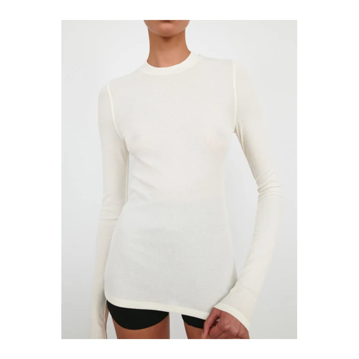 Лонгслів WARDROBE.NYC Ribbed Long Sleeve Tee