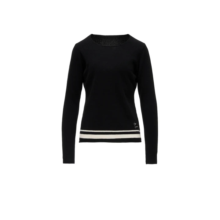 Джемпер Yohji Yamamoto EMBROIDERY LINE YY SIGNATURE SWEATER