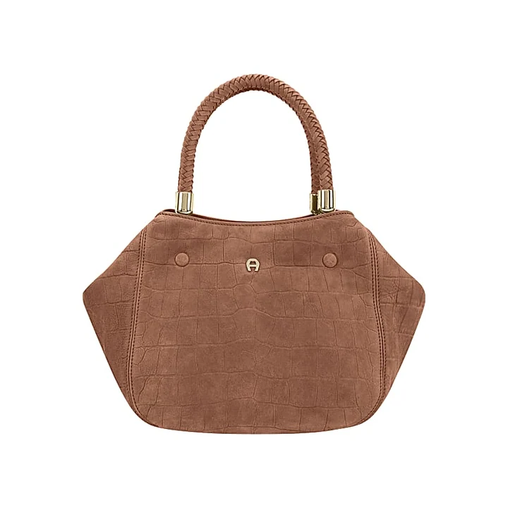 Сумка AIGNER Carré Soft Croco Handbag M