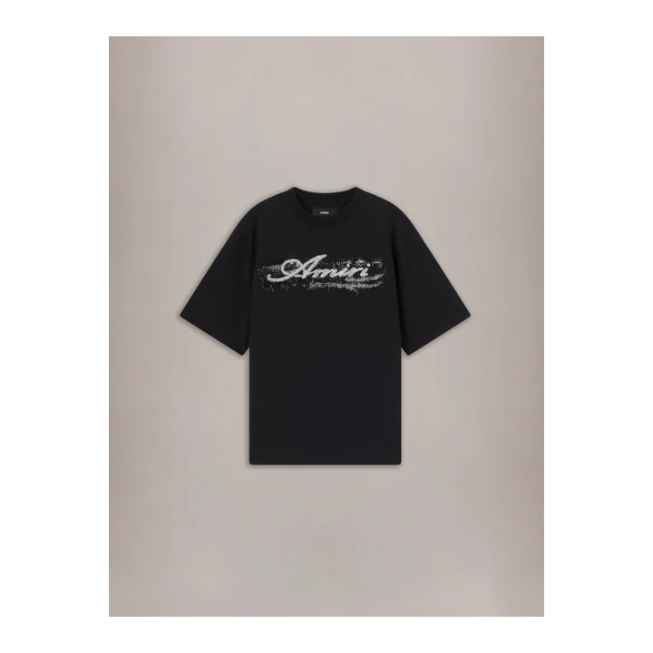 Футболка AMIRI Beaded Snow Skate — Black
