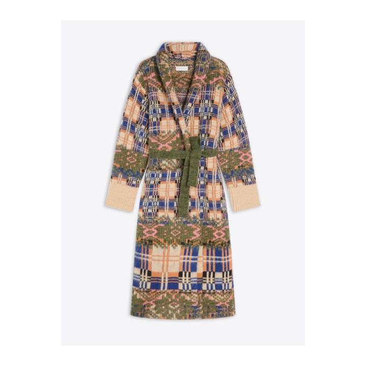 Шерстяной кардиган Dries Van Noten Patchwork