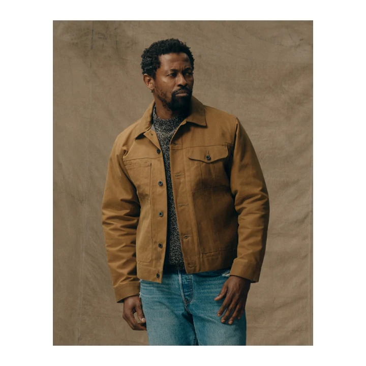 Куртка Filson Tin Cloth Short Lined Cruiser — Dark Tan