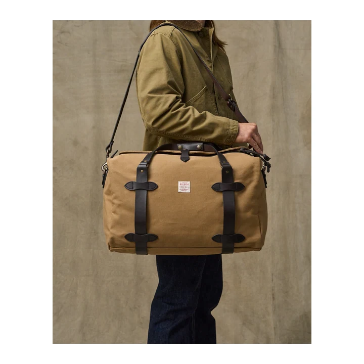 Дорожная сумка Filson Medium Rugged Twill Duffle — Tan