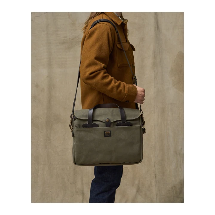 Портфель Filson Rugged Twill Original Briefcase — Otter Green