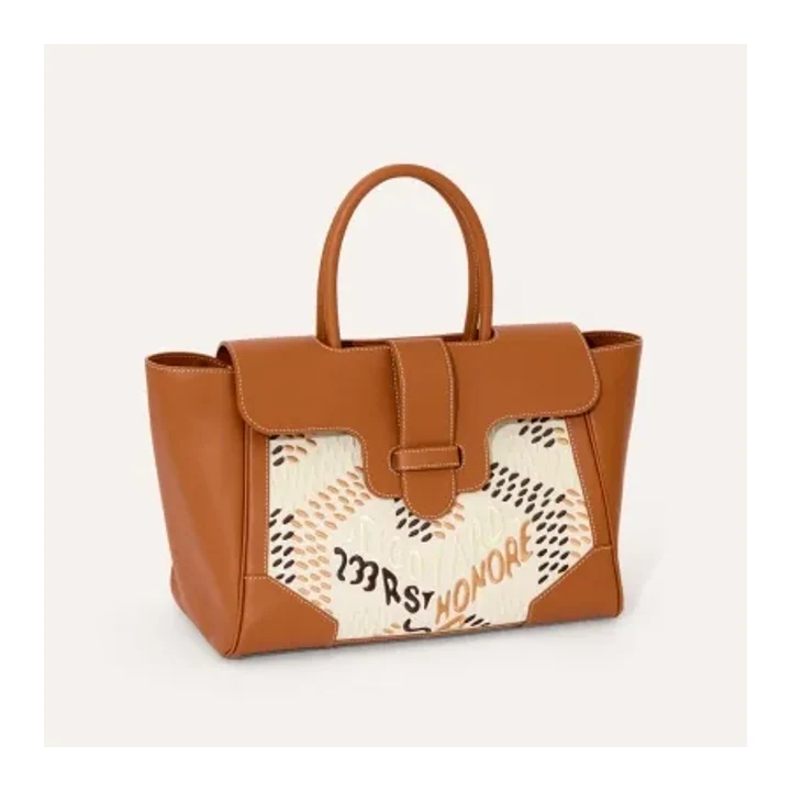 Тоут Goyard Saïgon Embroidery — Tan