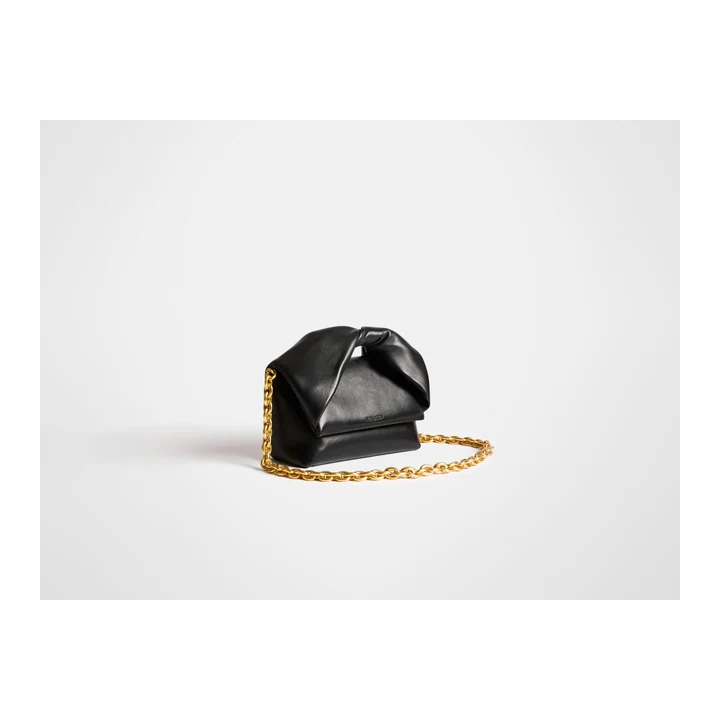Шкіряна сумка JW Anderson Medium Twister — Black