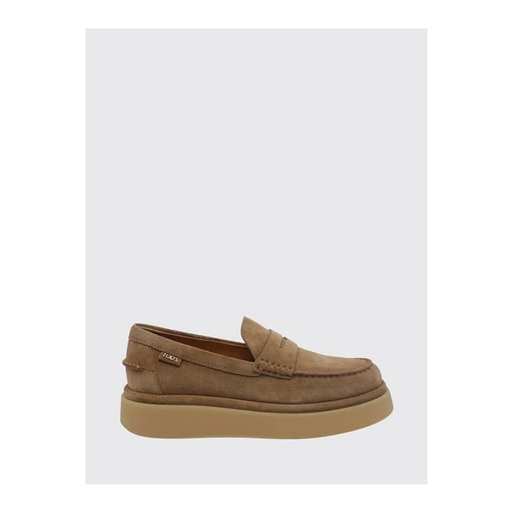 Замшеві лофери Tod’s Penny на платформі — Brown