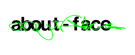 Логотип about-face