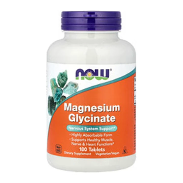 NOW Foods Magnesium Glycinate, 180 таблеток