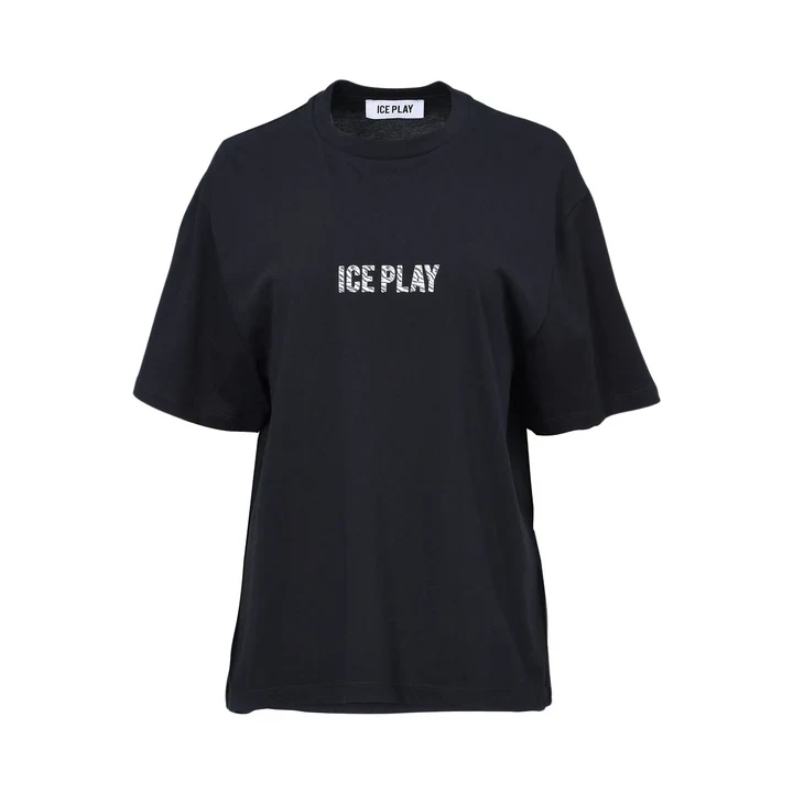 Жіноча чорна футболка Ice Play
