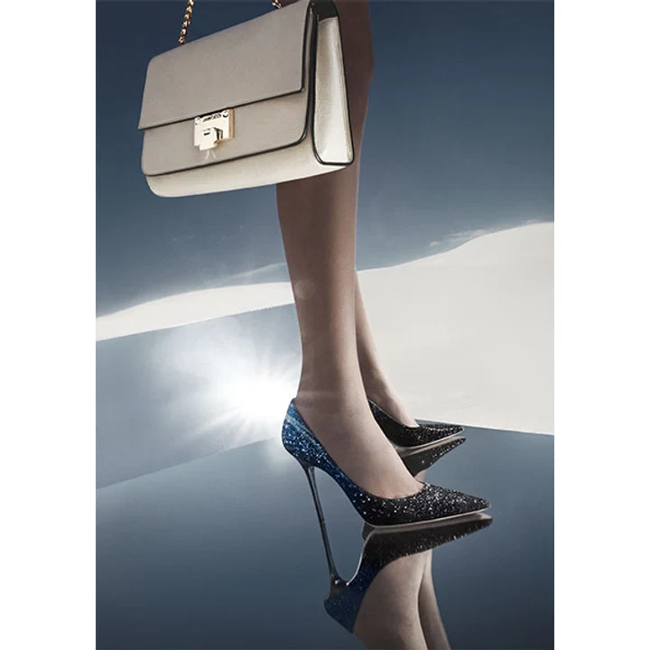 Туфлі Jimmy Choo з блискучим оздобленням