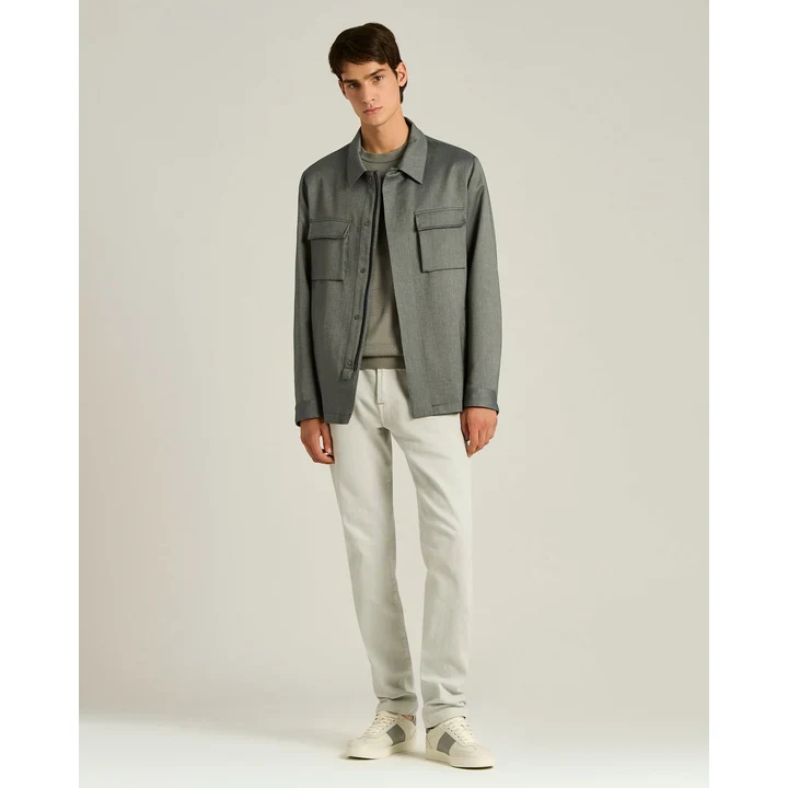 Бавовняна куртка overshirt Kiton