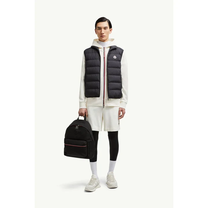 Чорний пуховий жилет Moncler