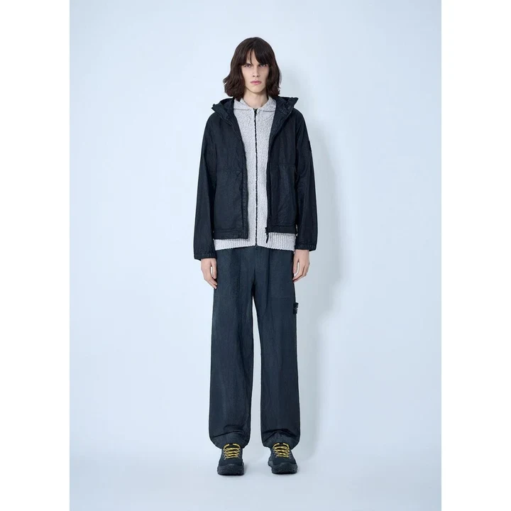 Черная техническая куртка Stone Island
